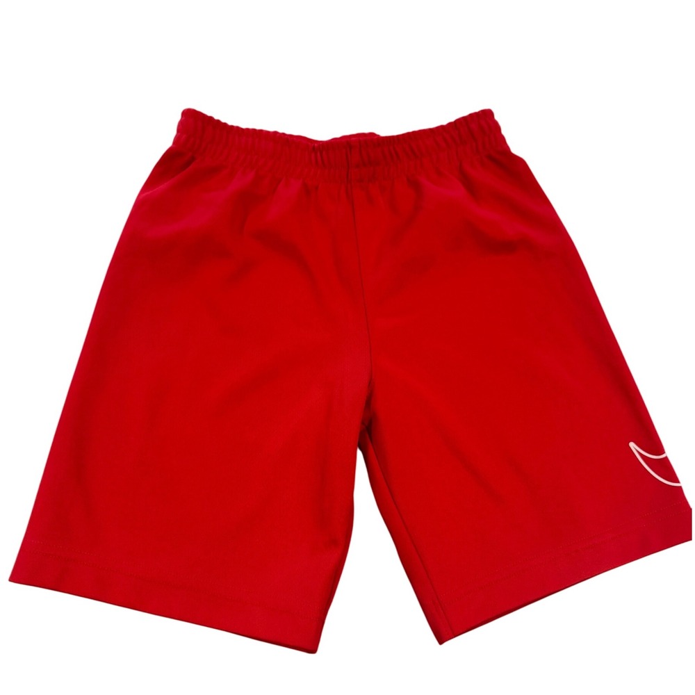 Nike‎ Kids Red Athletic Shorts Performance Logo Size M 6 years